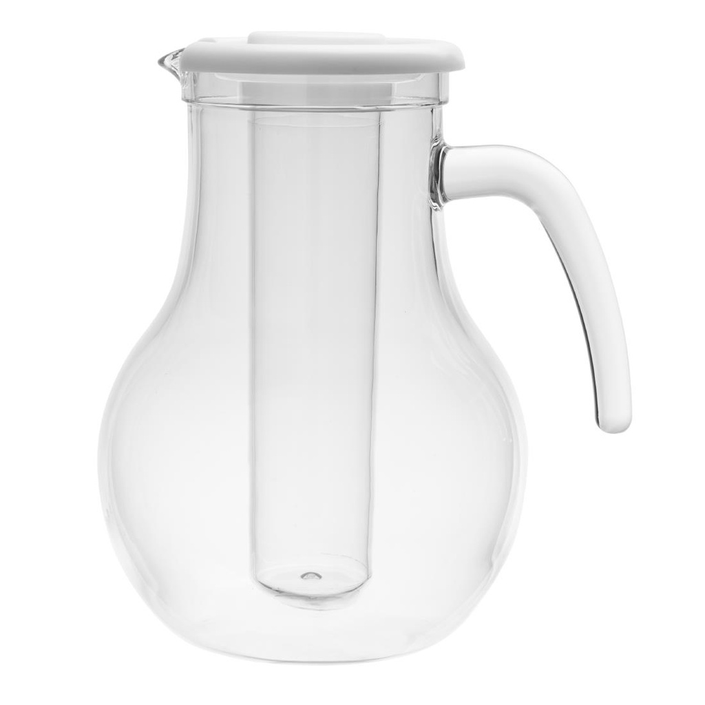 [LVA066] Olympia Kristallon Karaf Met Koelbuis Polycarbonaat Eenvoudig 1600ml