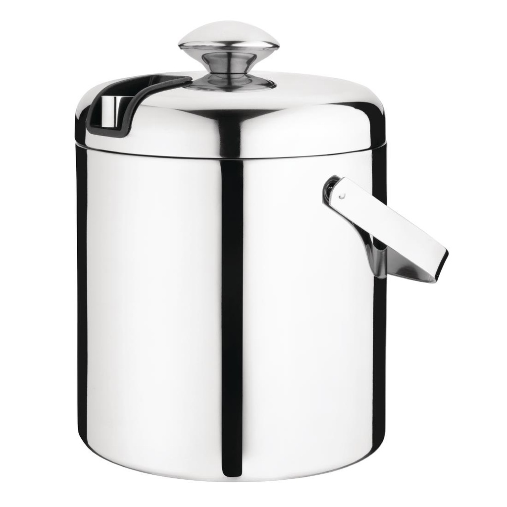 [LVA076] Olympia ijsemmer met deksel en tang 1,23Ltr